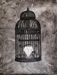 Laurent Impeduglia · artiste peintre · painting - Gallery: Painting drawing - Title: confinement fusain sur papier 200x150 cm 2020